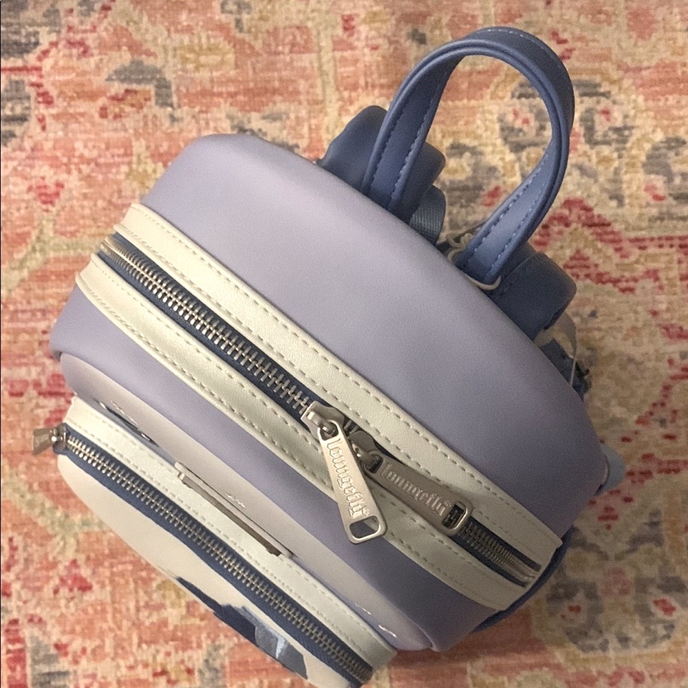 New with Tags! 2025 Star Wars Loungefly Hoth Blue Mini Backpack - Picture 7 of 8